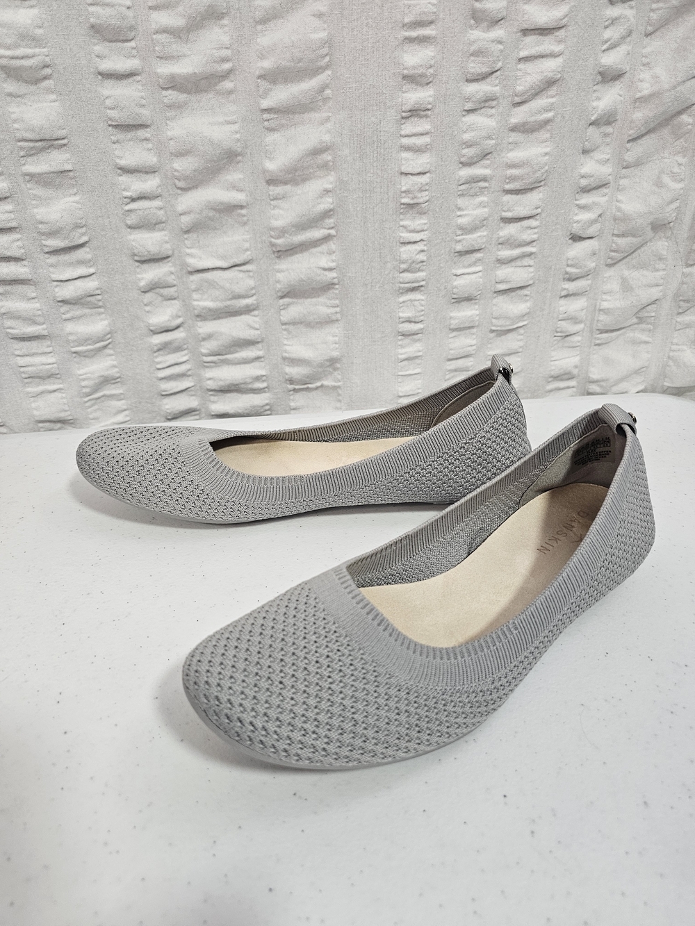 Danskin Flex Navy Knit Slip-On Flats with Round Toe Womens 9 - Picture 6 of 12